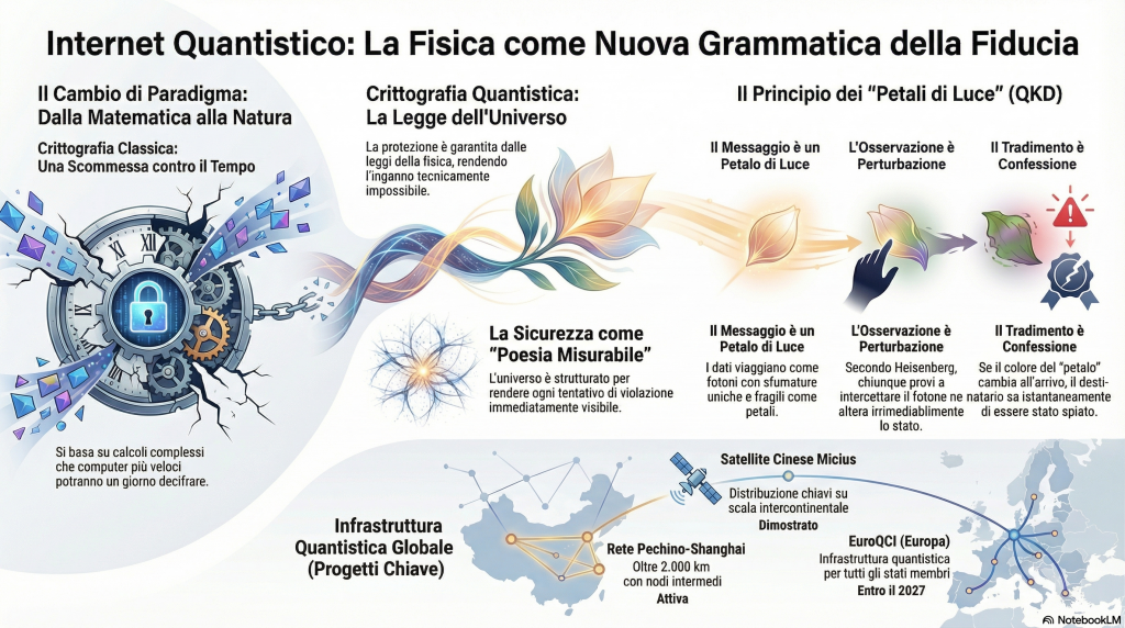 Internet Quantistico non è solo una questione tecnica, ma una nuova grammatica della fiducia umana