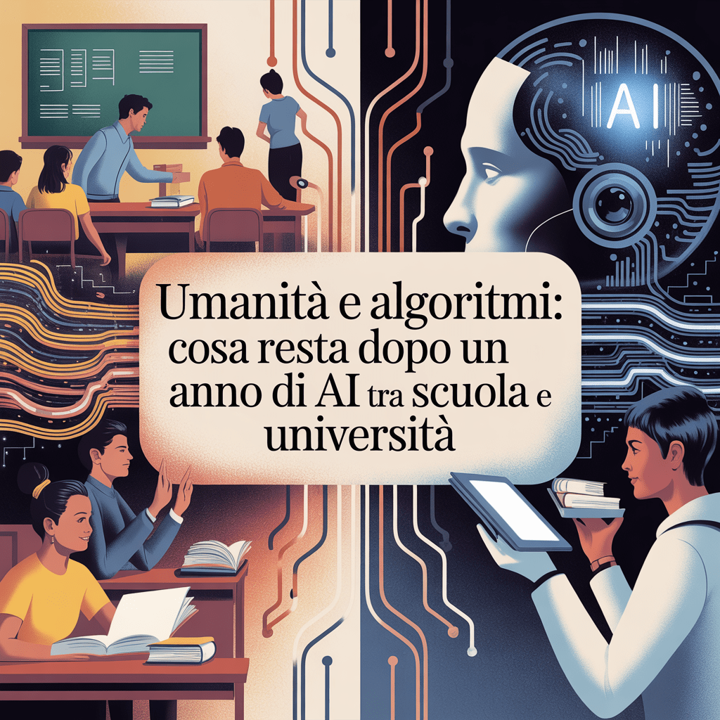 Umanità e algoritmi: cosa resta dopo un anno di AI tra scuola e università