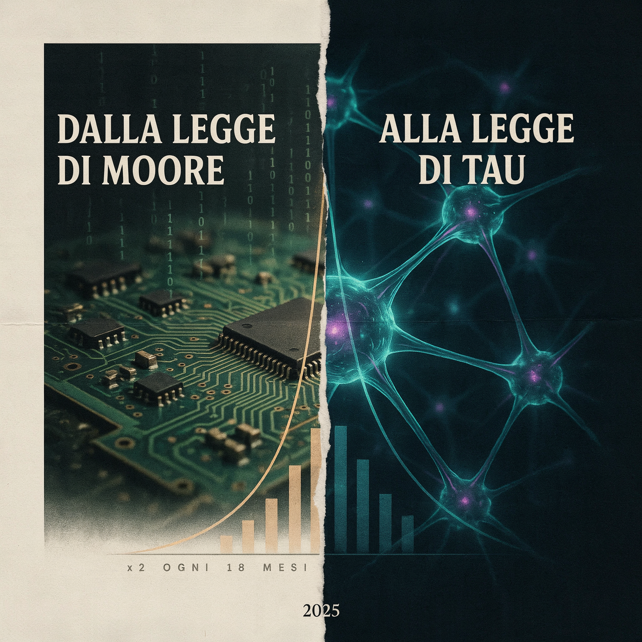 Dalla legge di Moore alla legge di Tau 5 Dalla legge di Moore alla legge di Tau