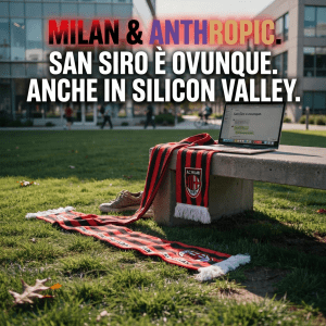 Milan & Anthropic. San Siro è ovunque. Anche in Silicon Valley.
