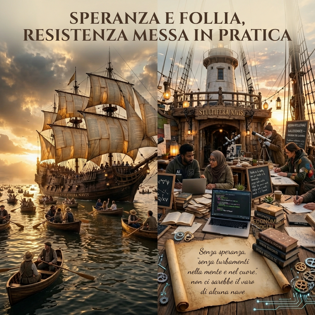 STULTIFERA NAVIS SPERANZA E FOLLIA, RESISTENZA MESSA IN PRATICA
