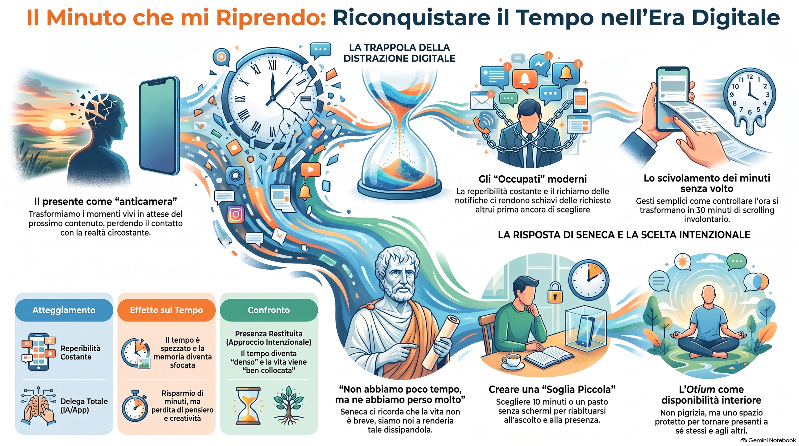 Il minuto che mi riprendo 2 Il costo invisibile dell'attenzione: dove finiscono i nostri minuti persi nello scroll